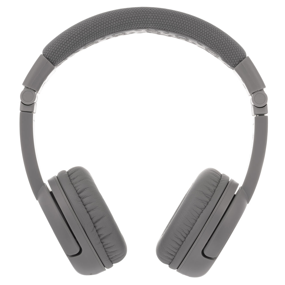 BuddyPhones Play Plus Kids Wireless/Bluetooth Headphones - Grey Matter