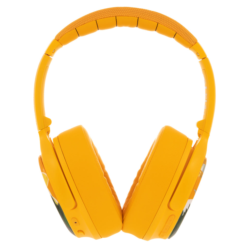 Buddyphones Cosmos Plus Kids Wireless/Bluetooth Headphones w/Mic Sun Yellow