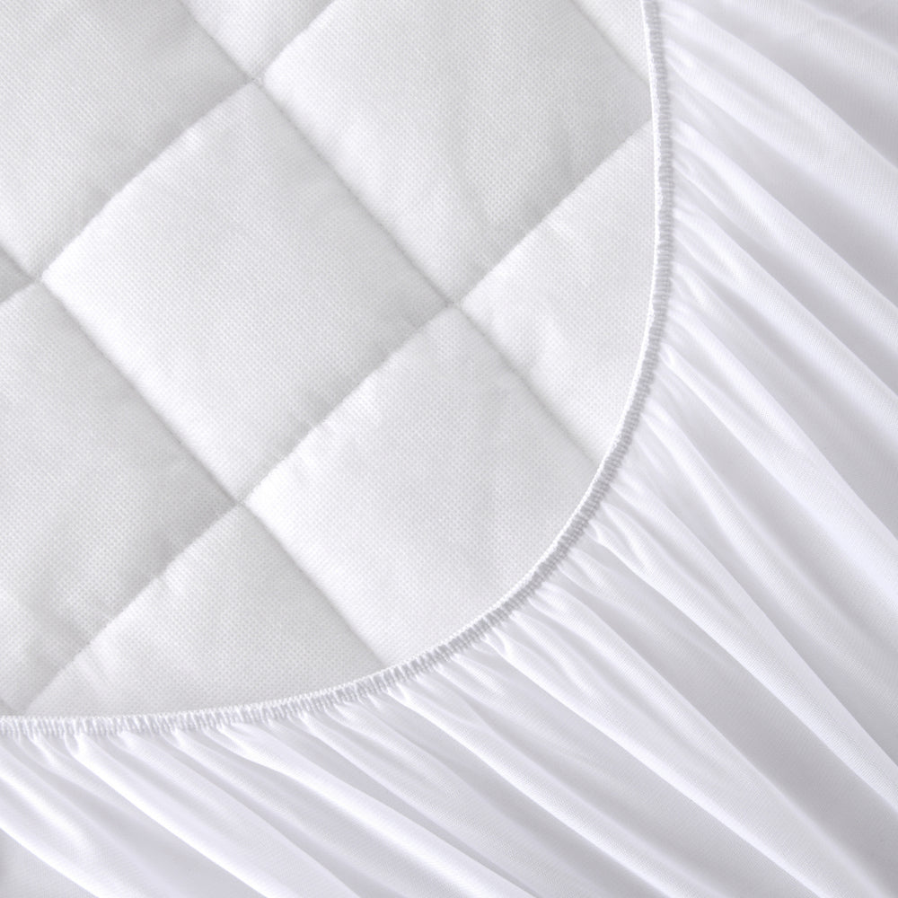 Dreamaker Quilted Cotton Cover Mattress Protector Single Bed