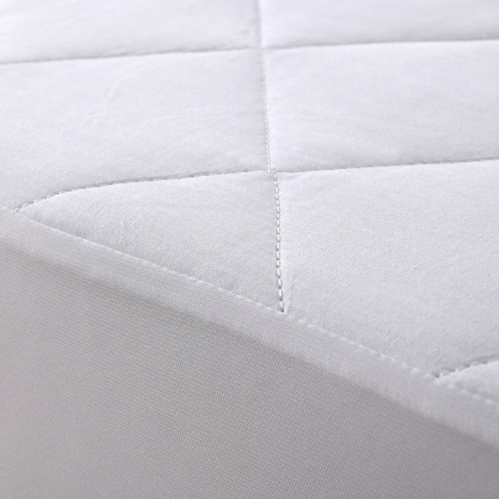 Dreamaker Quilted Cotton Cover Mattress Protector Queen Bed