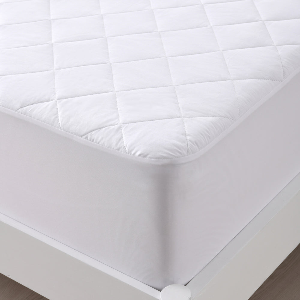 Dreamaker Quilted Cotton Cover Mattress Protector Queen Bed