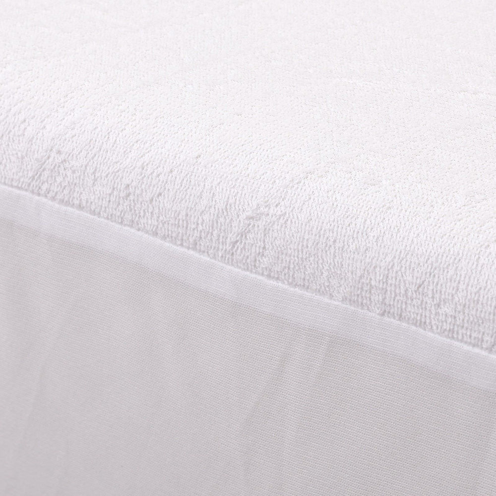 Dreamaker Cotton Terry Towelling Waterproof Mattress Protector - Double Bed