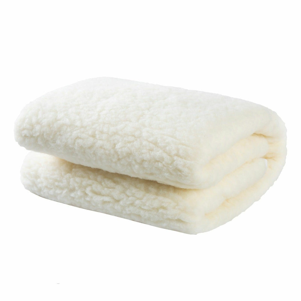 Dreamaker 300GSM Wool Fleece Mattress Underlay Single Bed