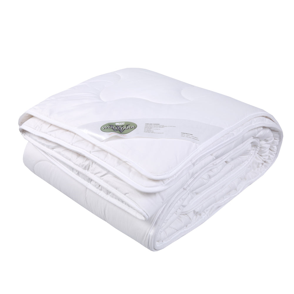 Wooltara Imperial Luxury 450GSM Washable Winter Alpaca Blend Wool Quilt - Single Bed
