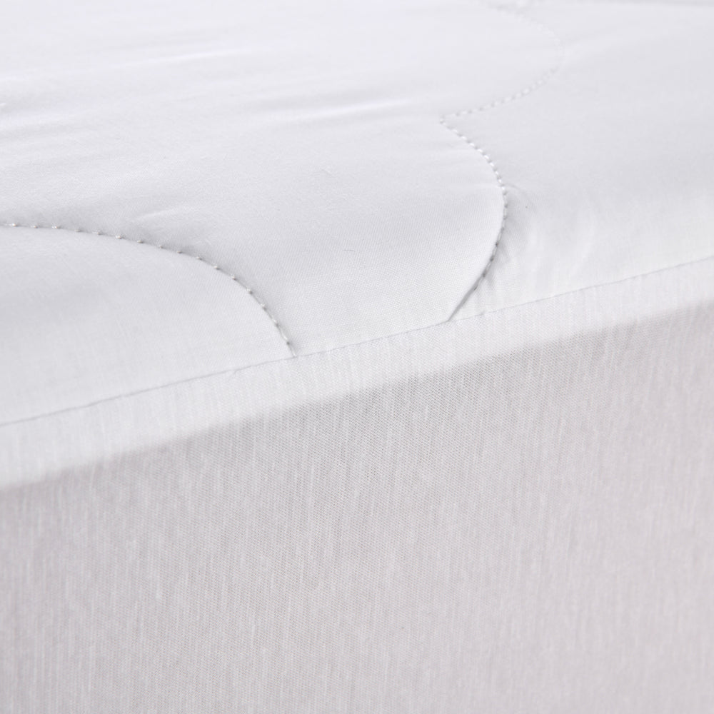 Dreamaker Quilted Cotton Filled Mattress Protector - Single Bed