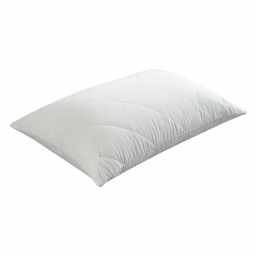 Sleepcare Cotton Cover Quilted Pillow Protector - 48 x 73cm (2 Pack)