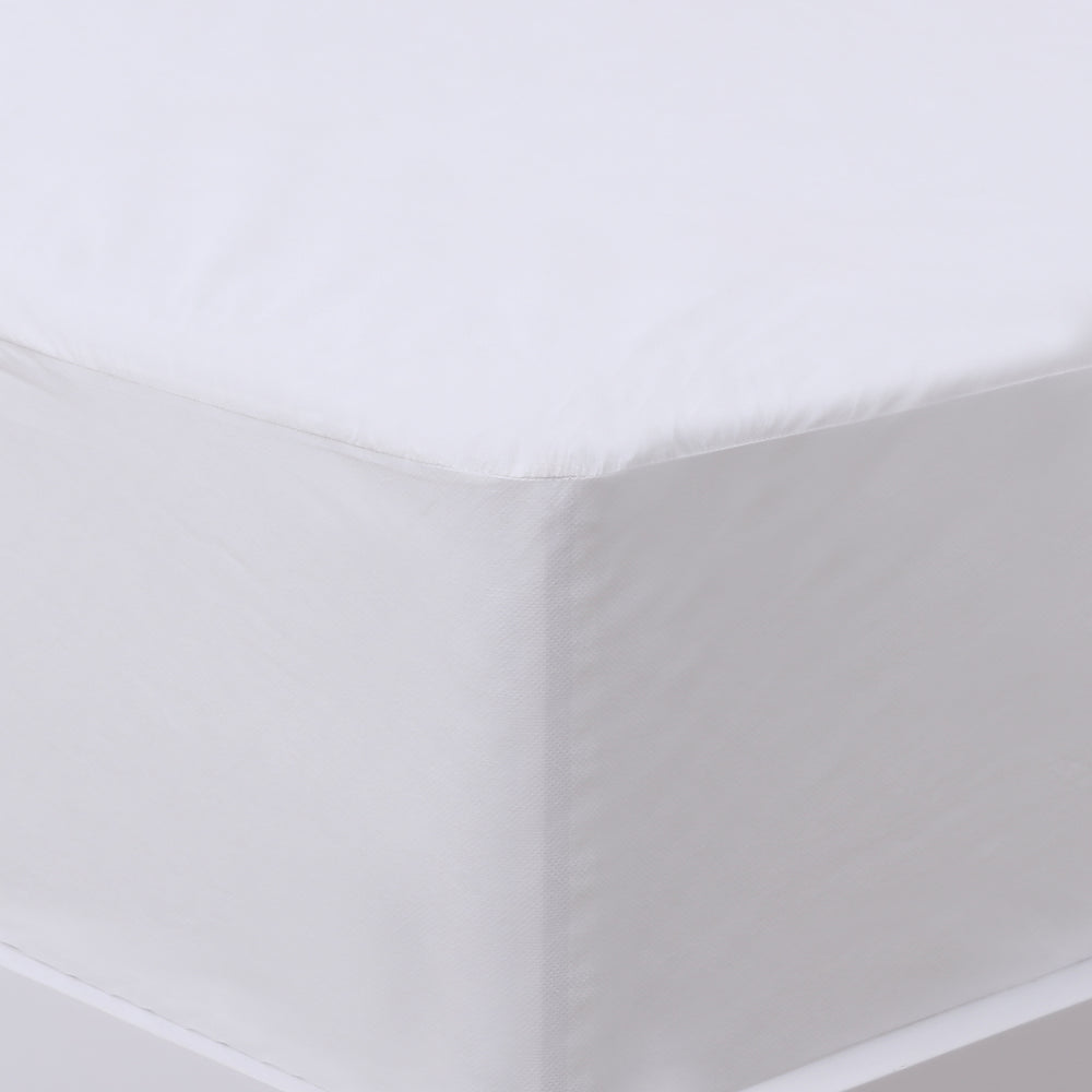 Dreamaker Stain Resistant Waterproof Mattress Protector King Single Bed