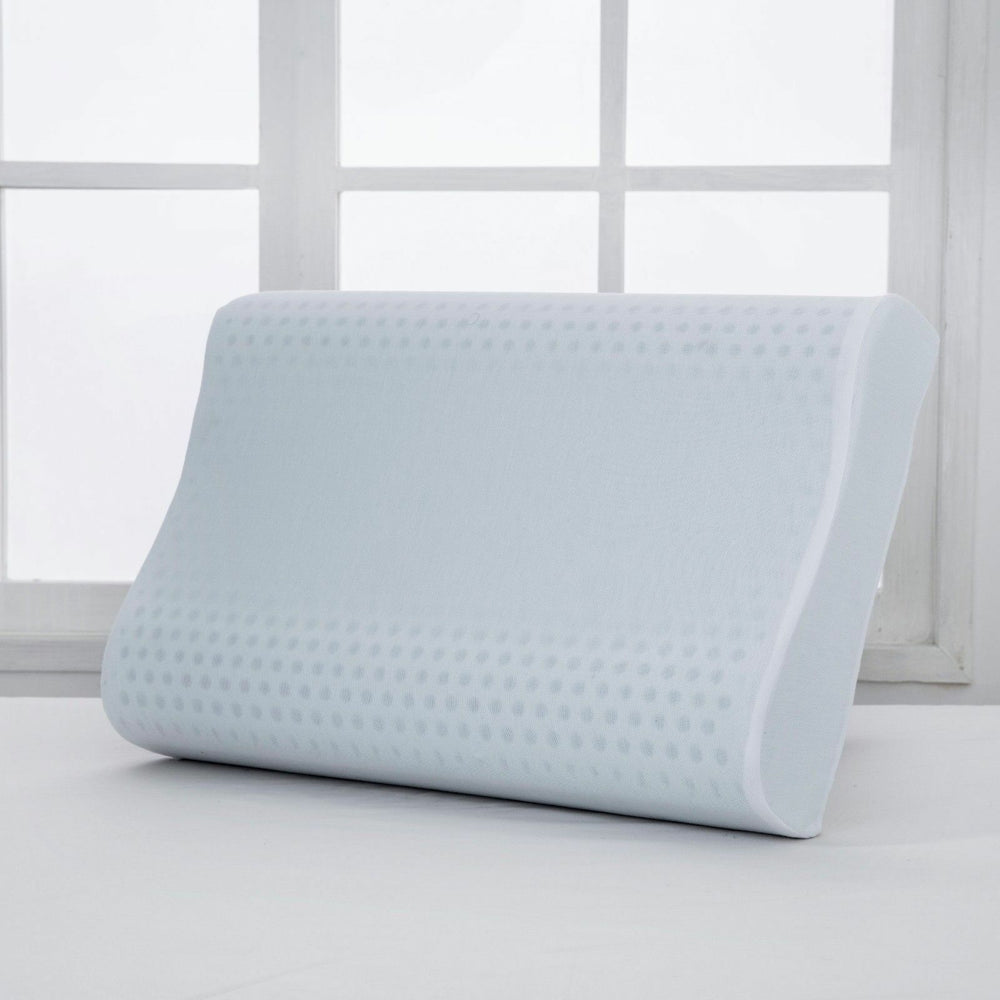 Dreamaker Contoured Gel Infused Talalay Latex Pillow 60x40cm