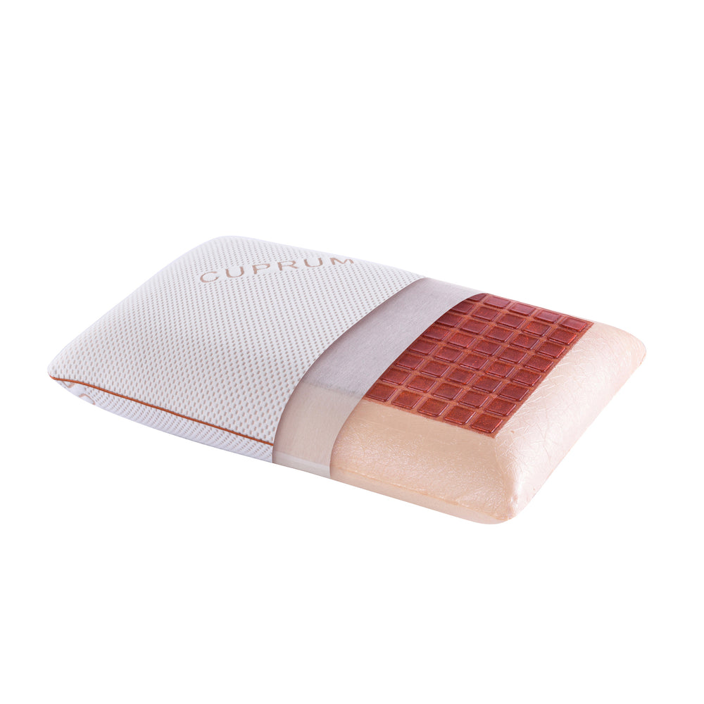 Dreamaker Copper Cooling Gel Top Memory Foam Pillow Standard