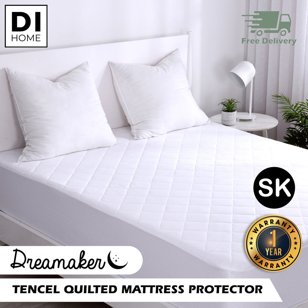 Dreamaker Tencel Mattress Protector Super King Bed