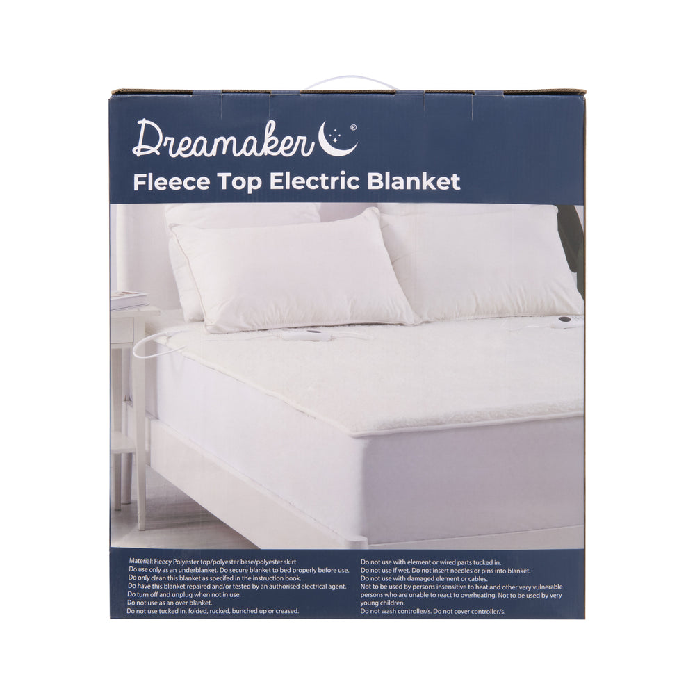 Dreamaker 350 Gsm Fleece Top Electric Blanket King Bed