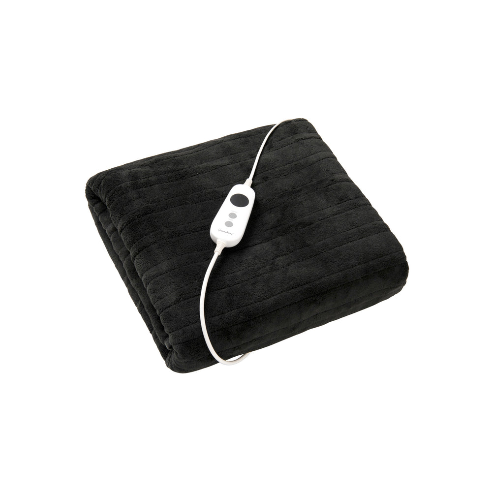 Dreamaker Coral Fleece Heated Throw Charcoal 160 x 120cm