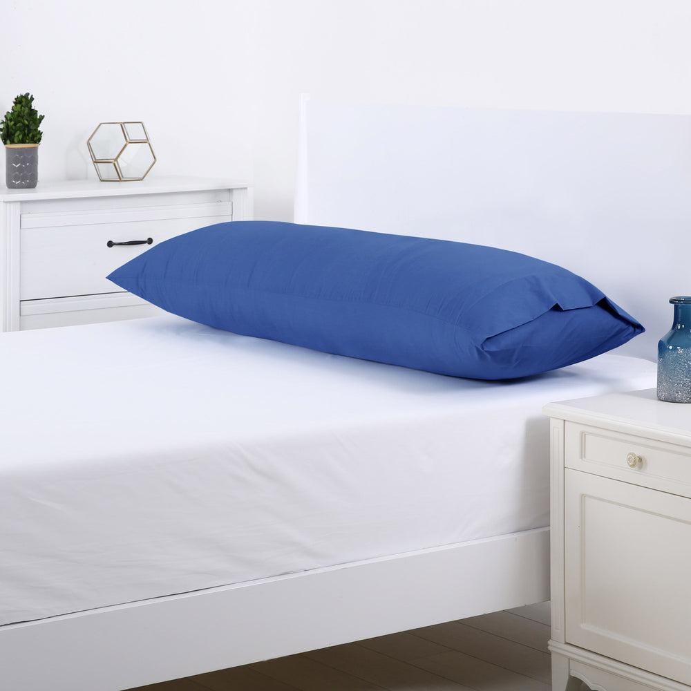 Dreamaker 250Tc Plain Dyed Body Pillowcase - 150X50Cm Marine