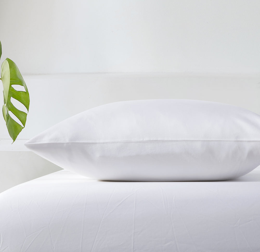 ESSN 500TC Cotton Sateen Euro Pillowcase White