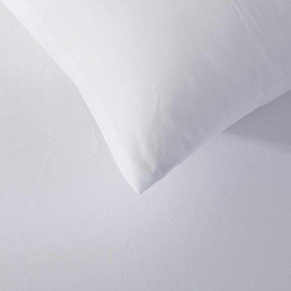 ESSN 500TC Cotton Sateen Euro Pillowcase White