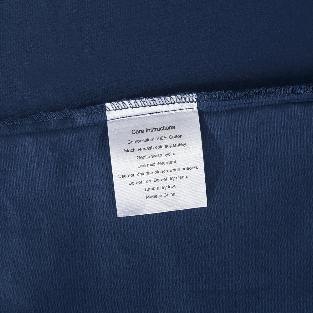 ESSN 500TC Cotton Sateen Euro Pillowcase Navy