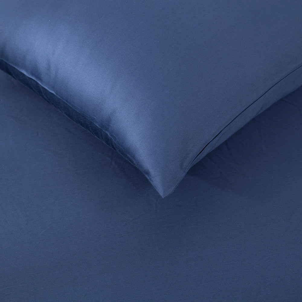 ESSN 500TC Cotton Sateen Euro Pillowcase Navy