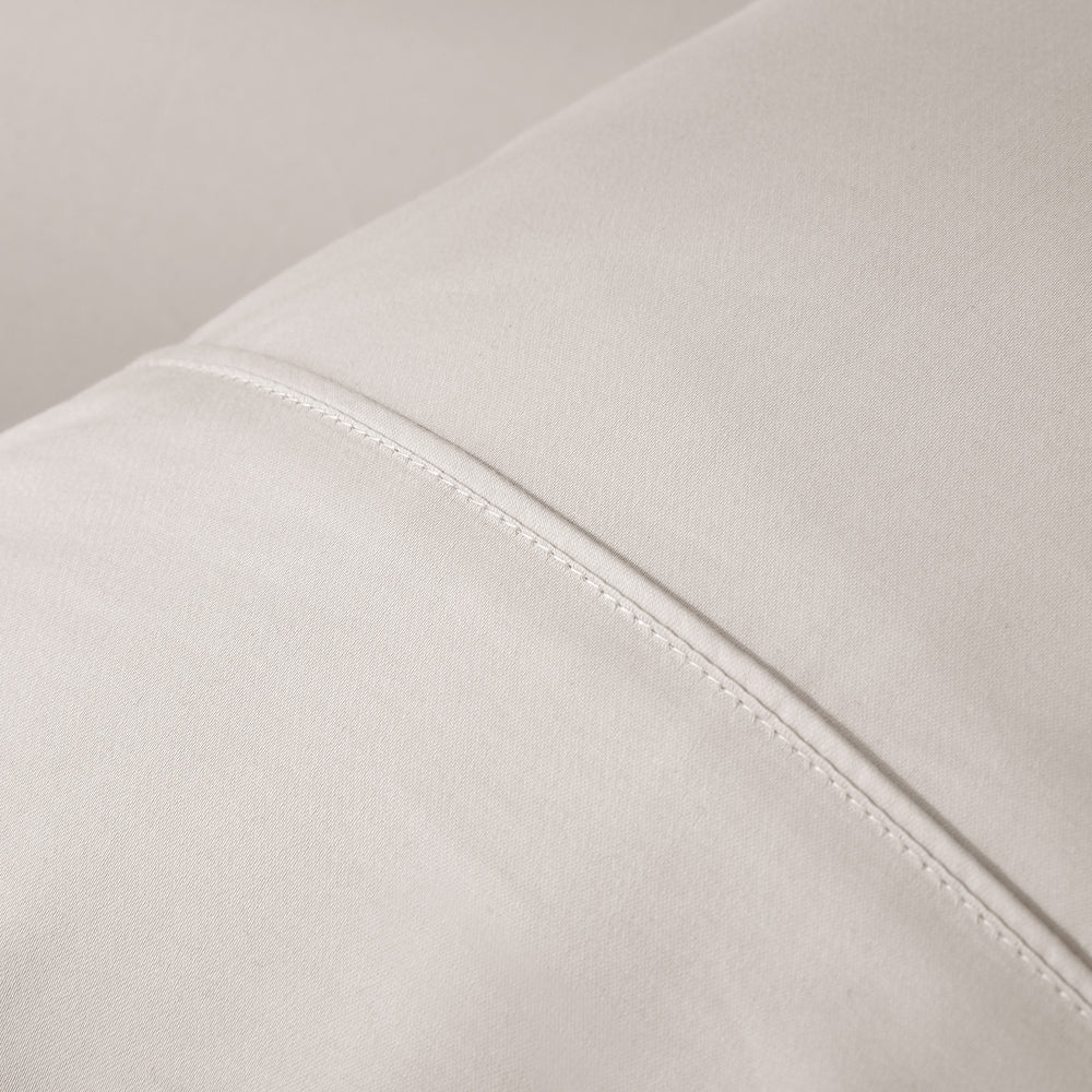 ESSN 500TC Cotton Sateen Euro Pillowcase Stone