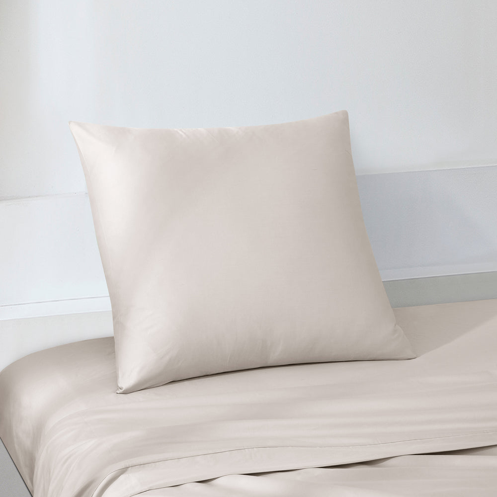 ESSN 500TC Cotton Sateen Euro Pillowcase Stone