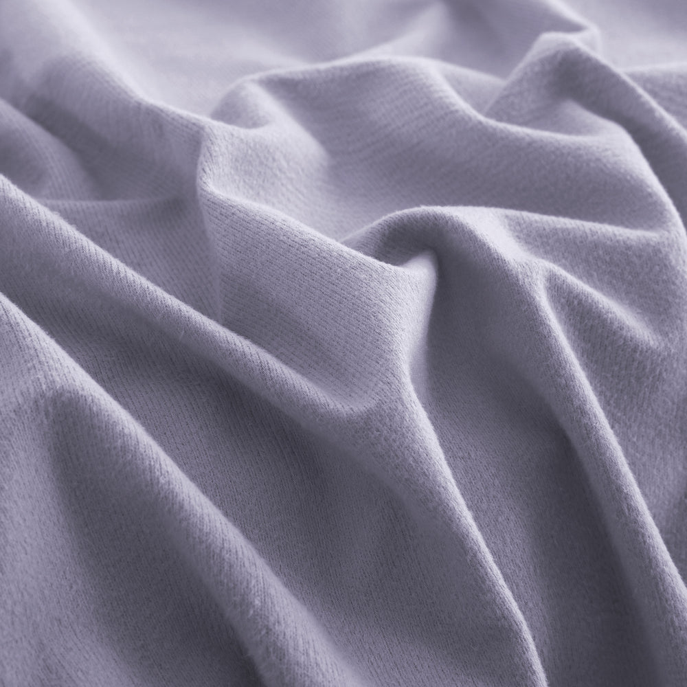 Dreamaker Micro Flannel Sheet Set Single Bed Lavender