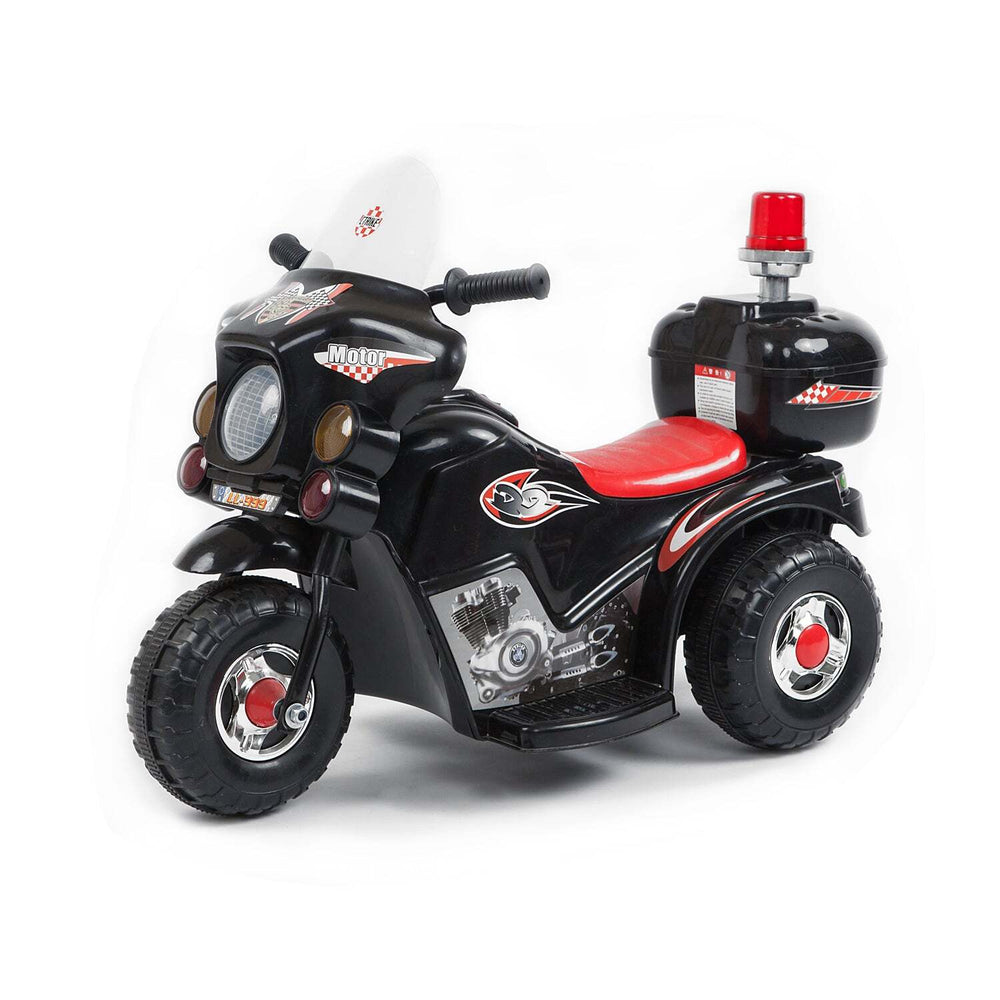 Lenoxx Children&#39;s Electric Ride-on Motorcycle (Black) Rechargeable, Up To 1Hr