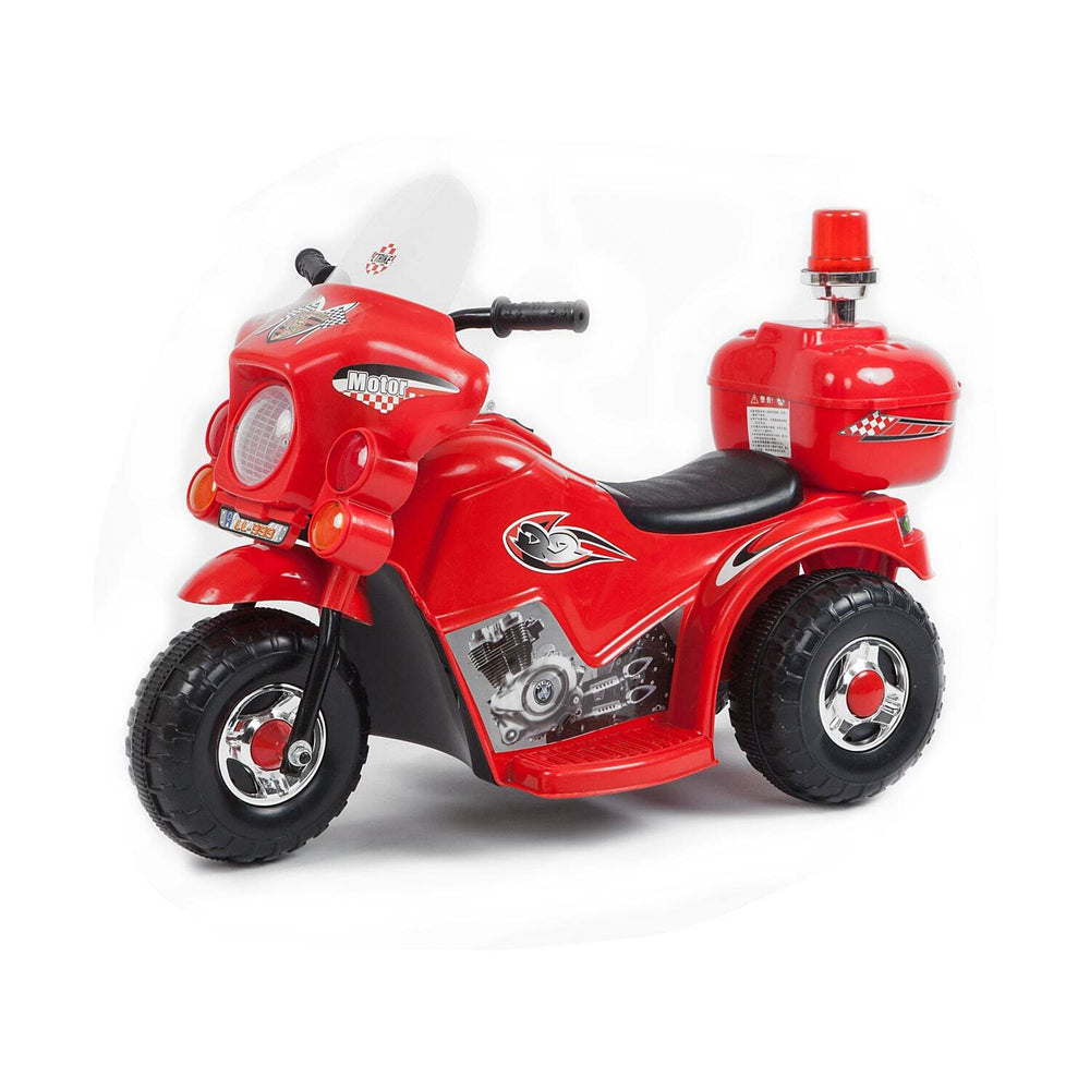 Lenoxx Children&#39;s Electric Ride-on Motorcycle (Red) Rechargeable, Up To 1Hr