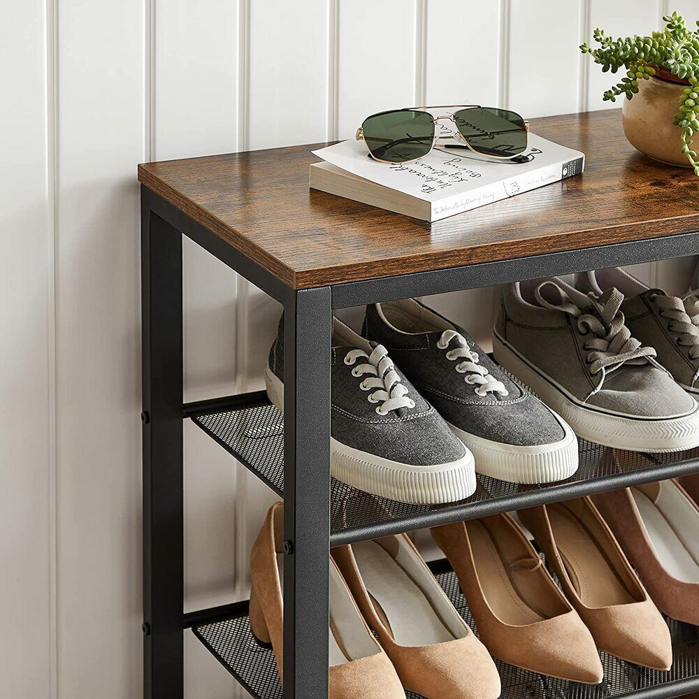 VASAGLE Shoes Storage Stand Shoe Rack - 3 Shelves