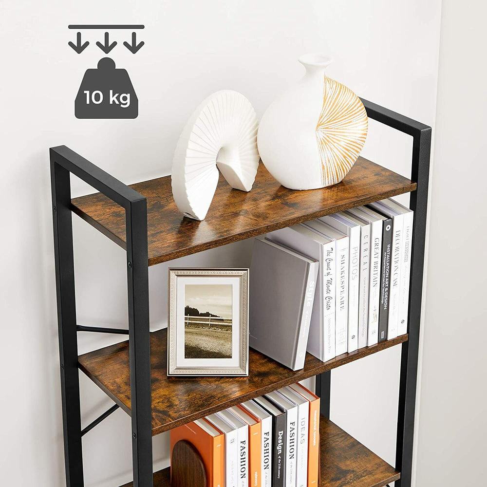 VASAGLE Bookshelf 6 Tiers - Rustic Brown