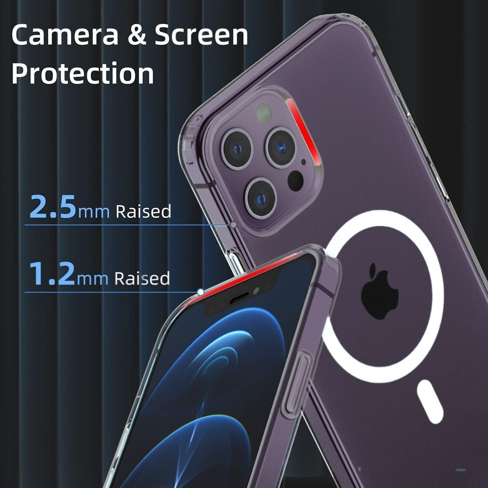 Voctus iPhone 14 Pro Scratch Resistant Magsafe Phone Case Transparent
