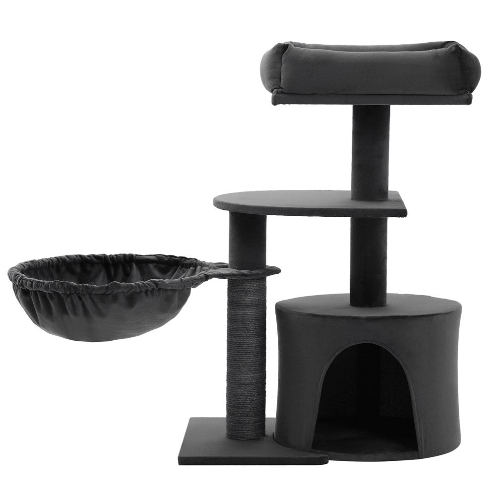 Paws &amp; Claws 50cm Catsby Carlton Condo Cat Tree - Charcoal