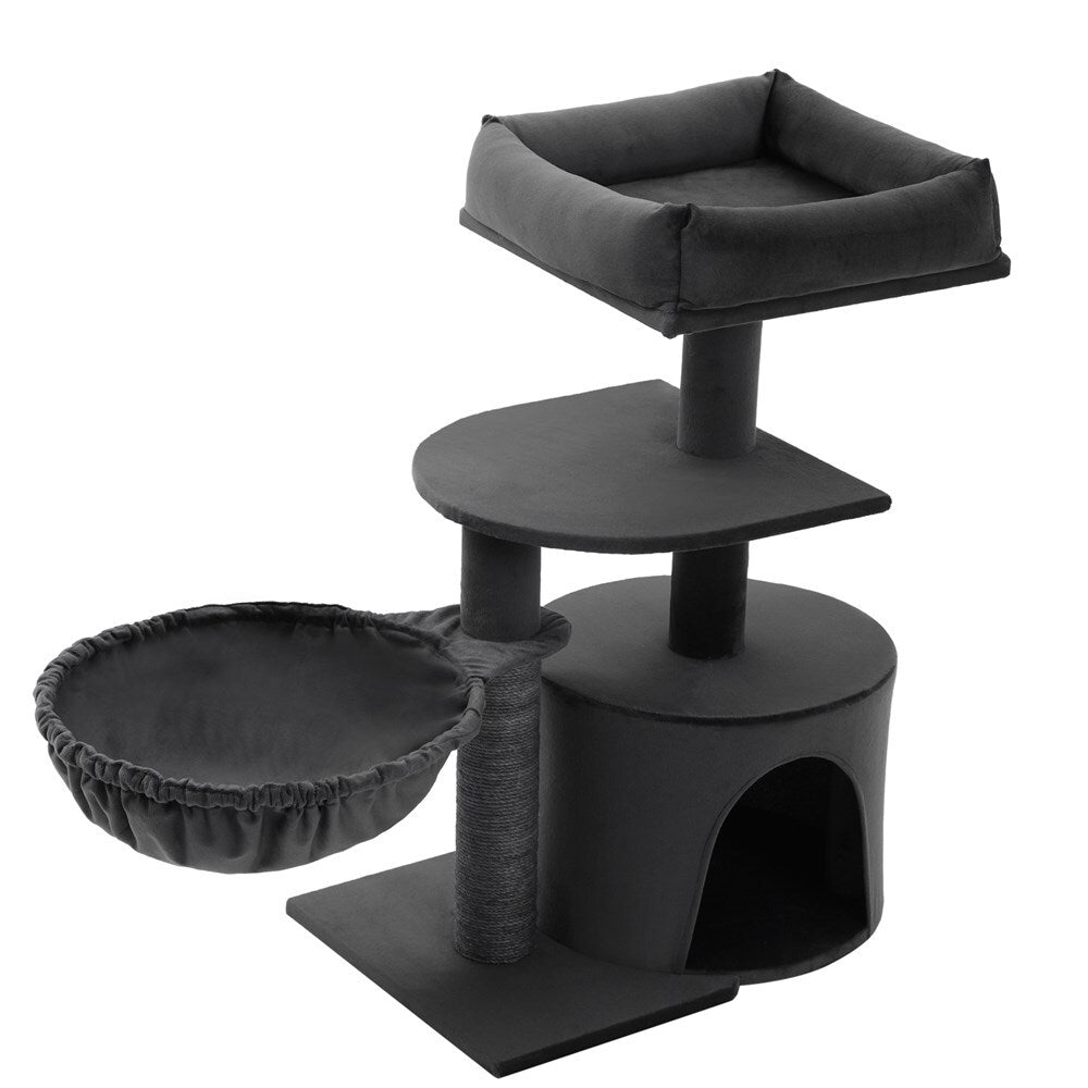 Paws &amp; Claws 50cm Catsby Carlton Condo Cat Tree - Charcoal