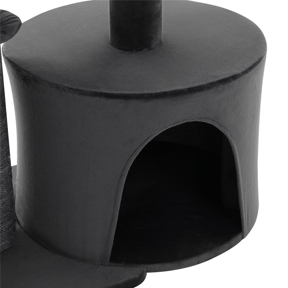 Paws &amp; Claws 50cm Catsby Carlton Condo Cat Tree - Charcoal