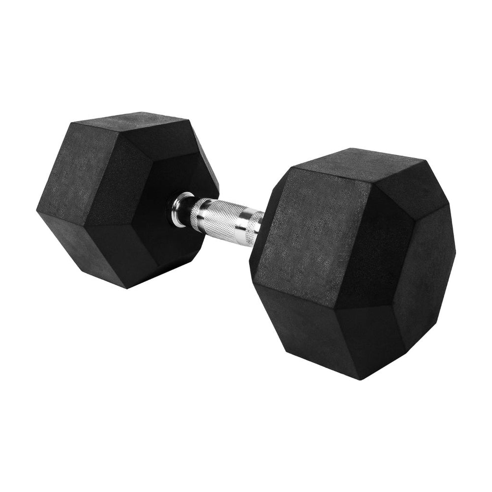 VERPEAK 20KG Rubber Hex Dumbbell