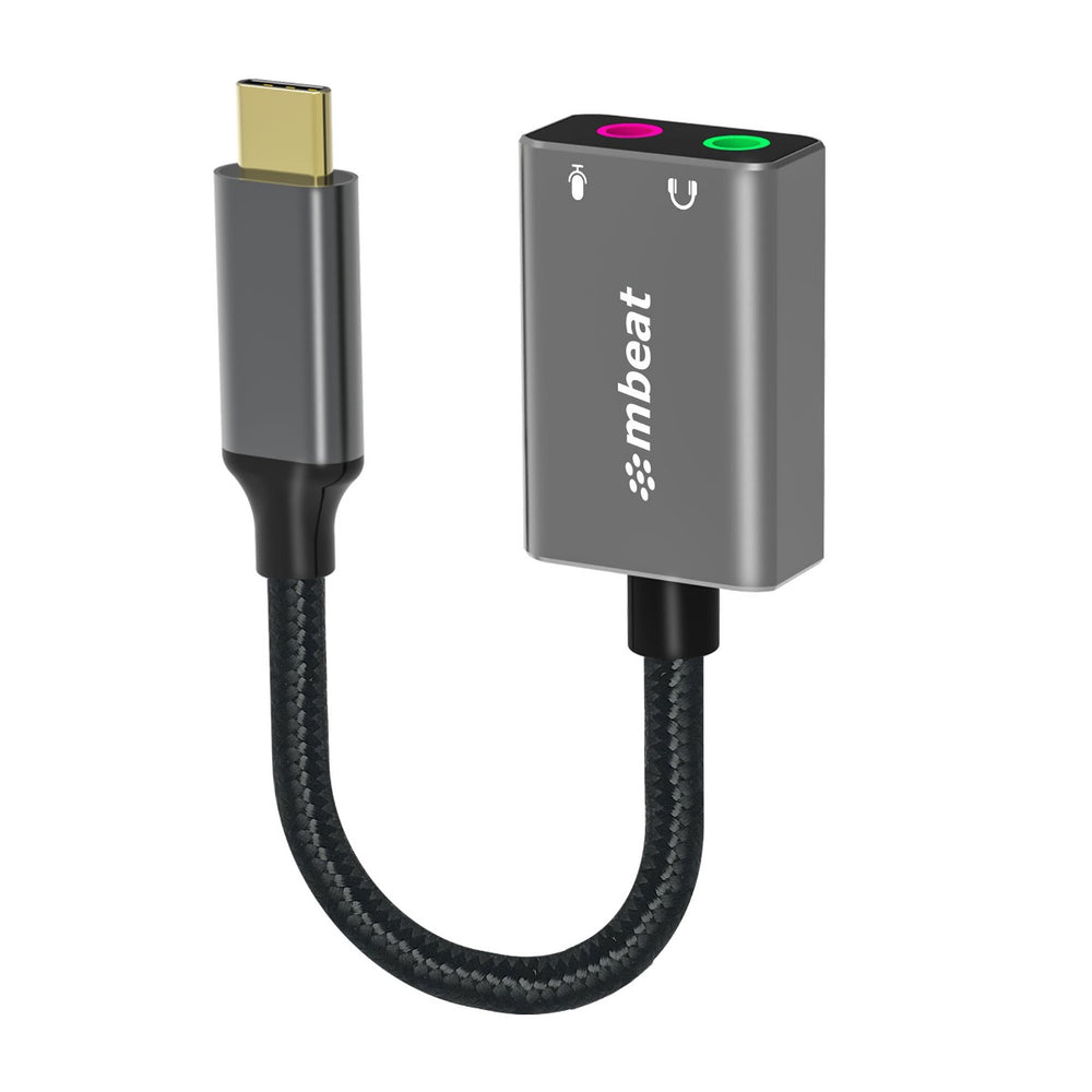 ToughLink USB-C to Audio &amp; Microphone Adapter