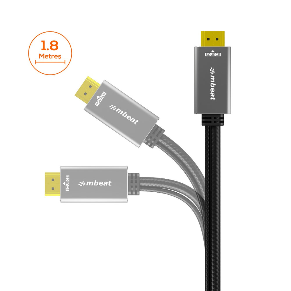 mbeat ToughLink 1.8m HDMI to VGA Cable with USB Power &amp; 3.5mm Audio