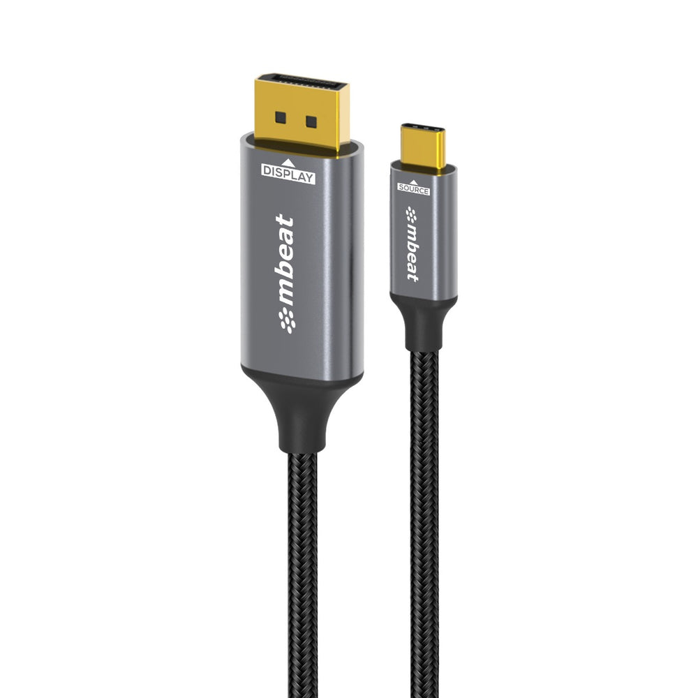 mbeat ToughLink 8K 1.8m USB-C to DisplayPort Cable