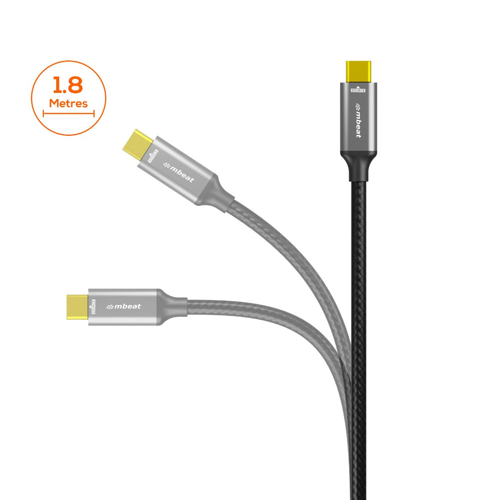 mbeat ToughLink 8K 1.8m USB-C to DisplayPort Cable