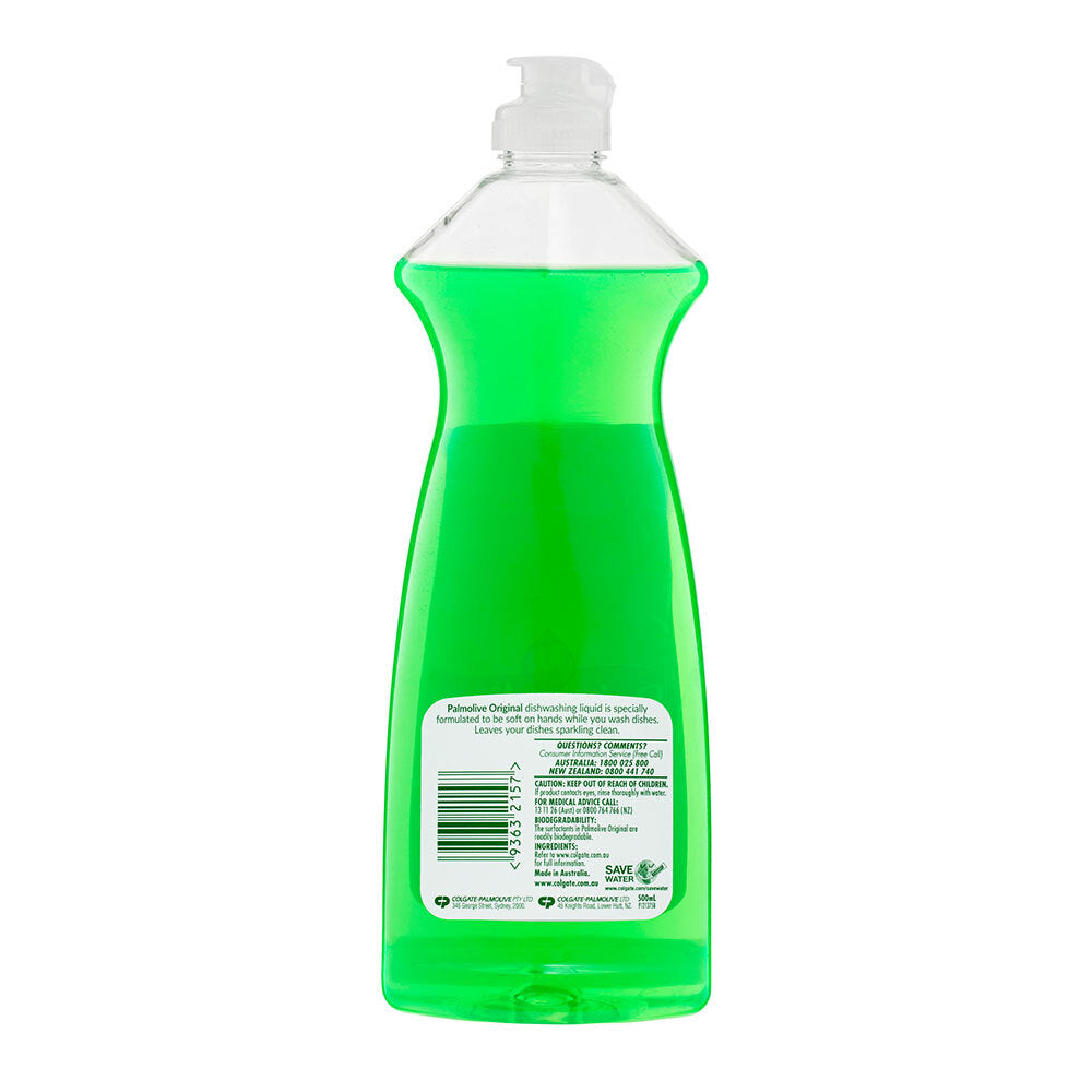 6PK Palmolive 500ml Original Dishwashing Liquid