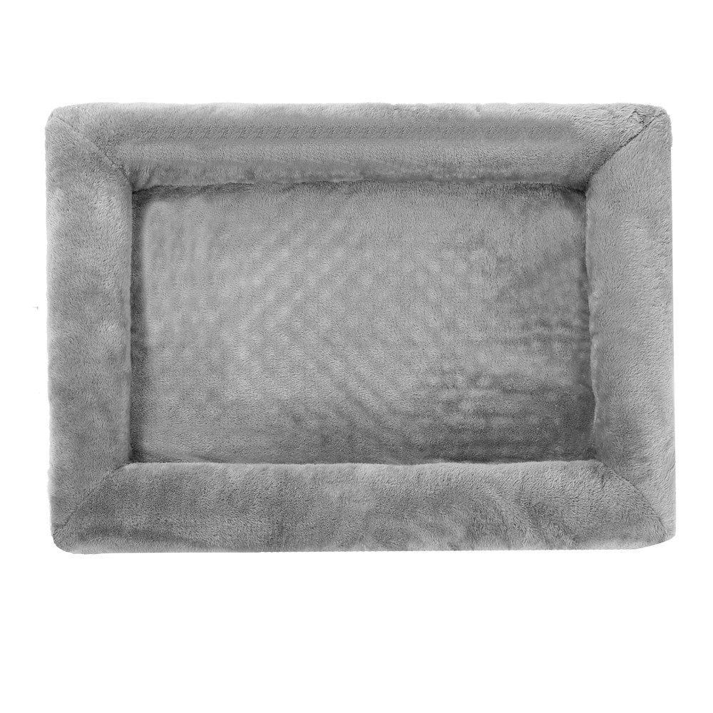 Paws &amp; Claws Winston Walled Pet Bed 103x76cm - Grey