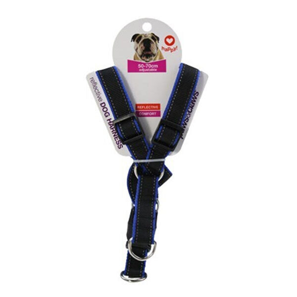 Paws &amp; Claws Premium Reflective Edge Pet Harness 2.5x50-70cm Assorted