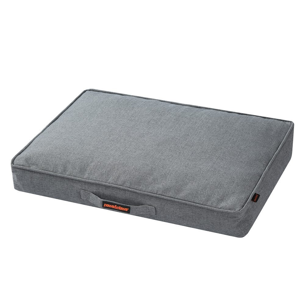 Paws &amp; Claws Pia Pet Bed Mattress Med Grey 70X50X10cm