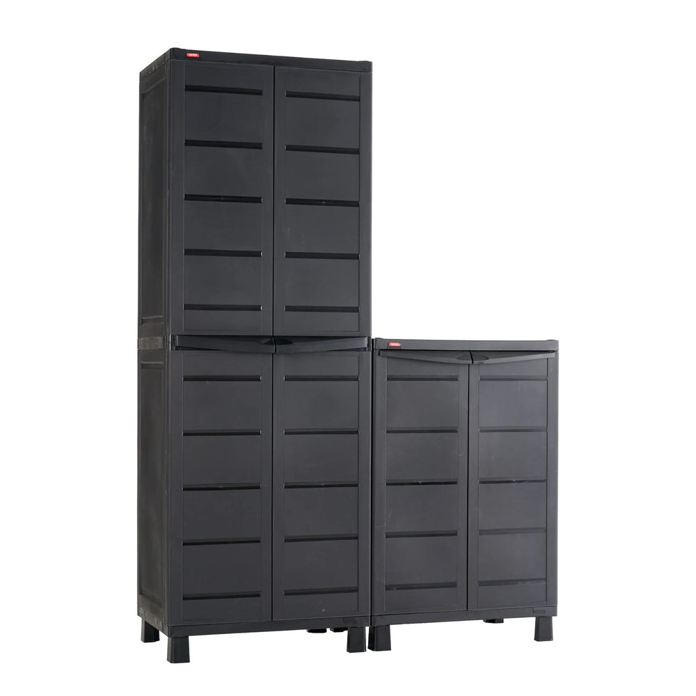 Keter Moby High and Low Storage Cabinet Pack