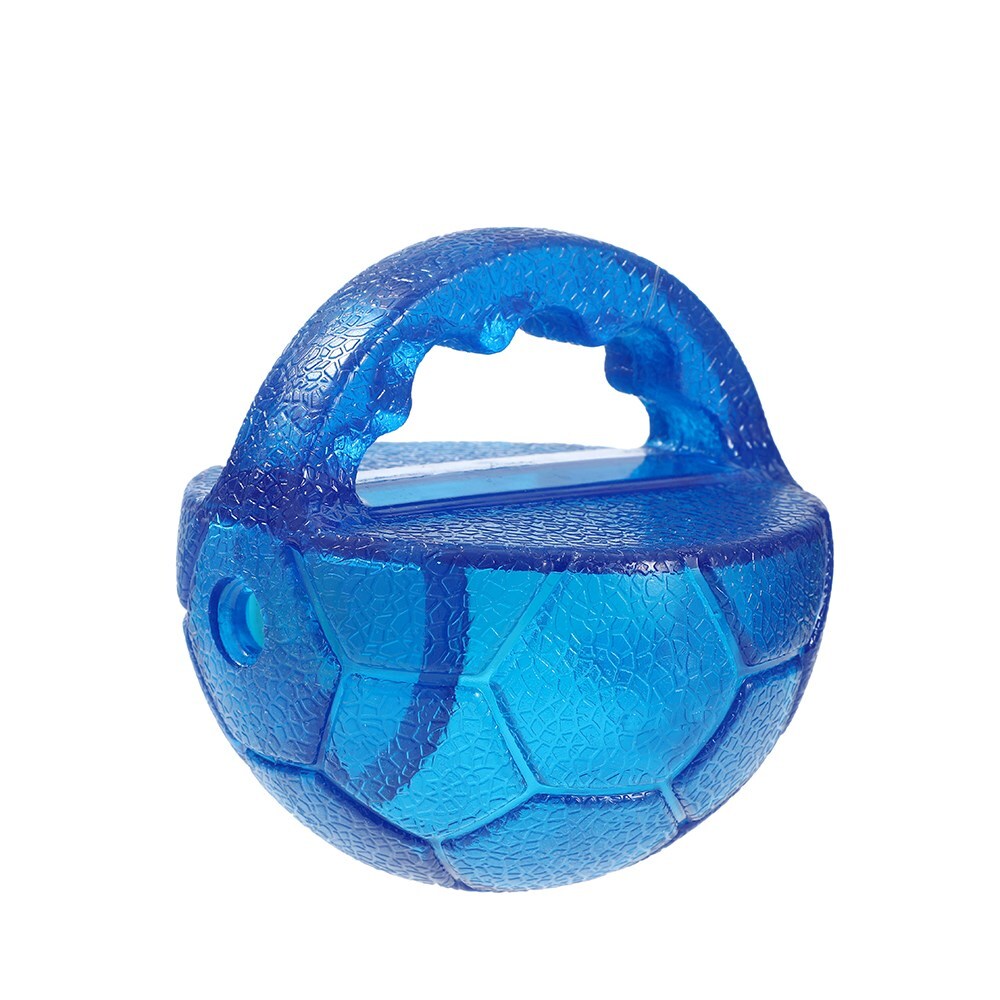 Paws &amp; Claws 10cm TPR Giggle Throw Ball Blue