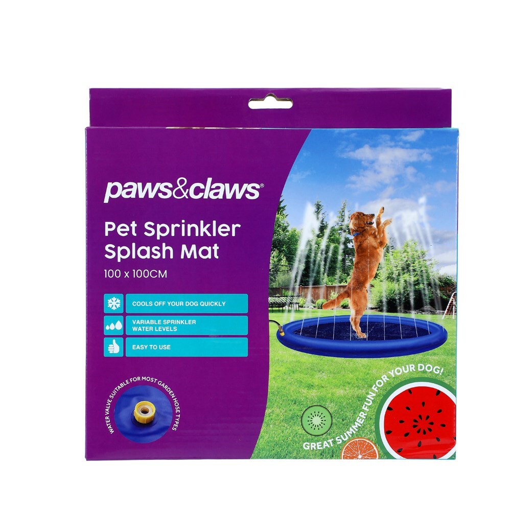 Paws &amp; Claws Pet Sprinkler Splash Pad 100cm