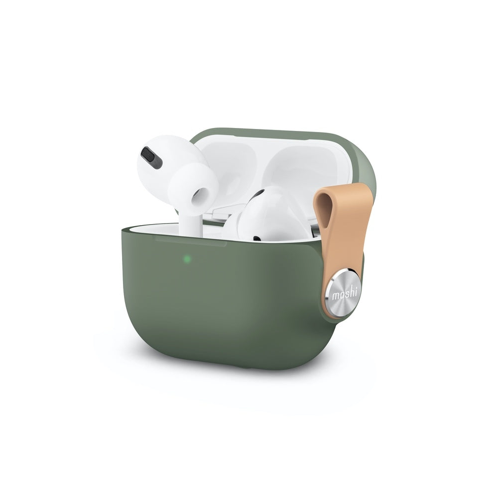 Moshi Pebbo Case for AirPods Pro (Green)