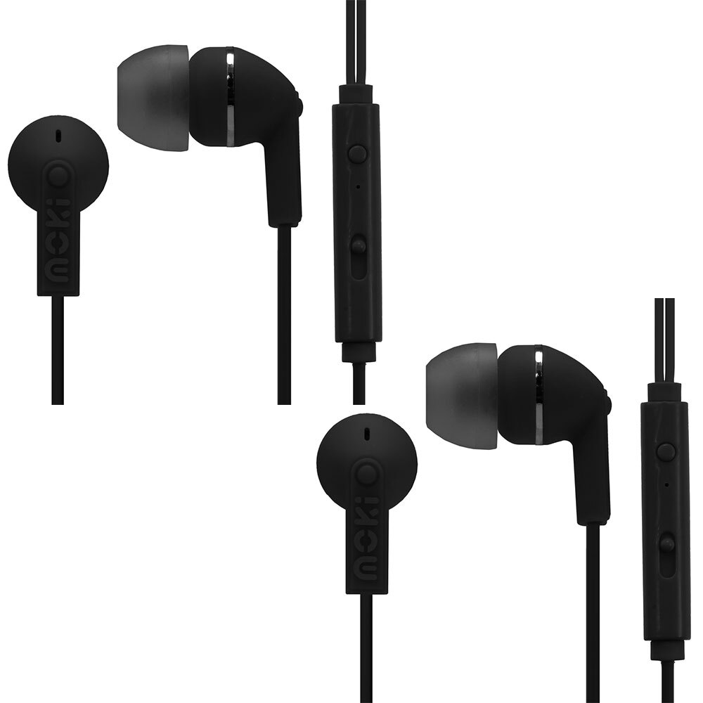 2PK Moki Noise Isolation Earbuds Microphone &amp; Control Black