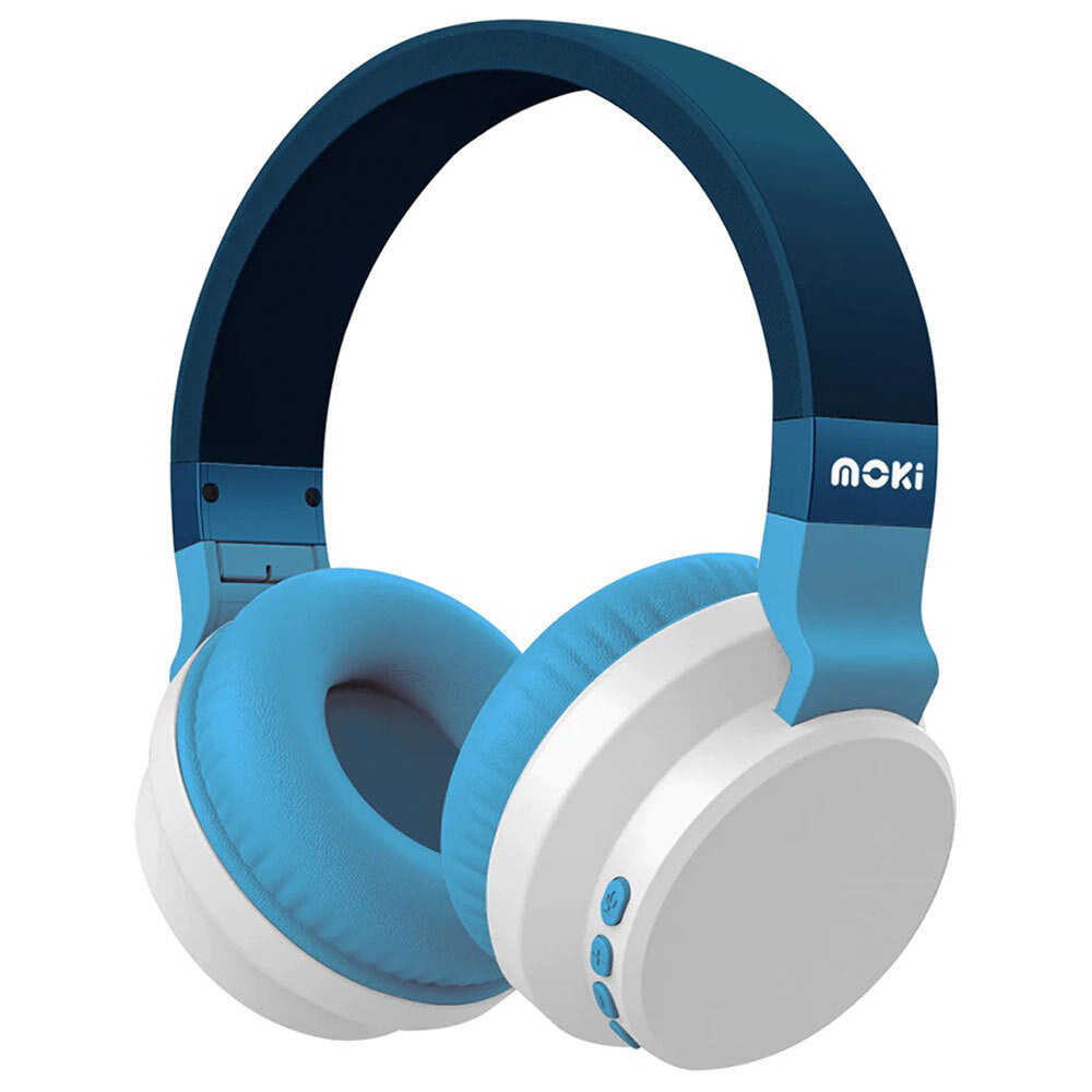 Moki Colourwave Wireless Headphones Ocean Blue