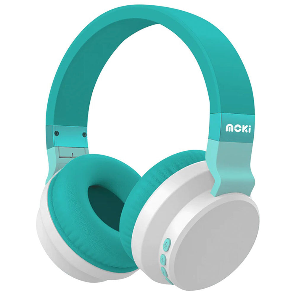 Moki Colourwave Wireless Headphones Seafoam