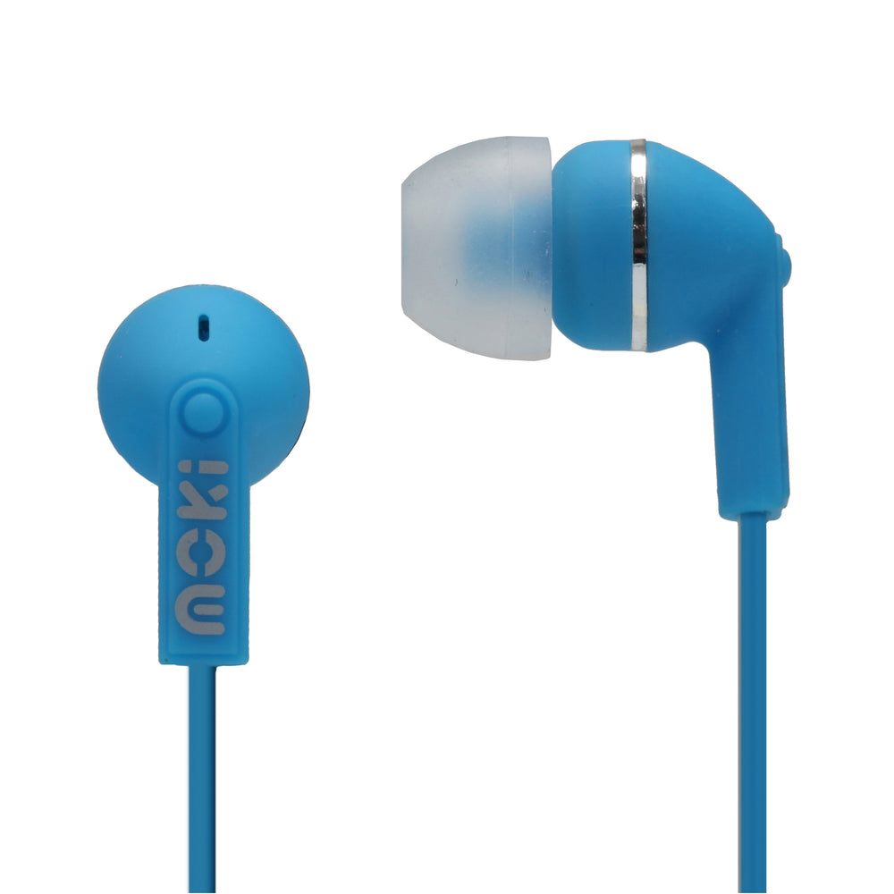 Moki Dots Noise Isolation Earbuds - BLUE