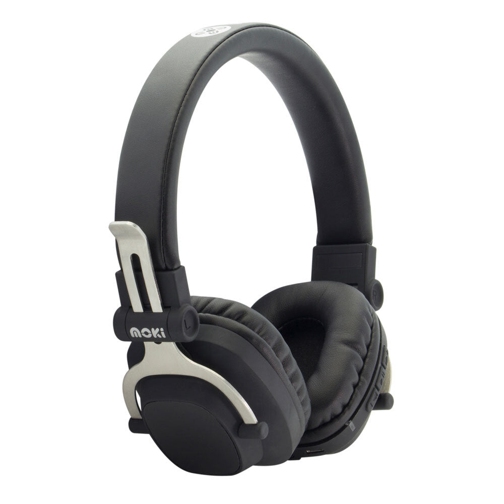 Moki Exo Double Black Bluetooth Headphones w/ Mic